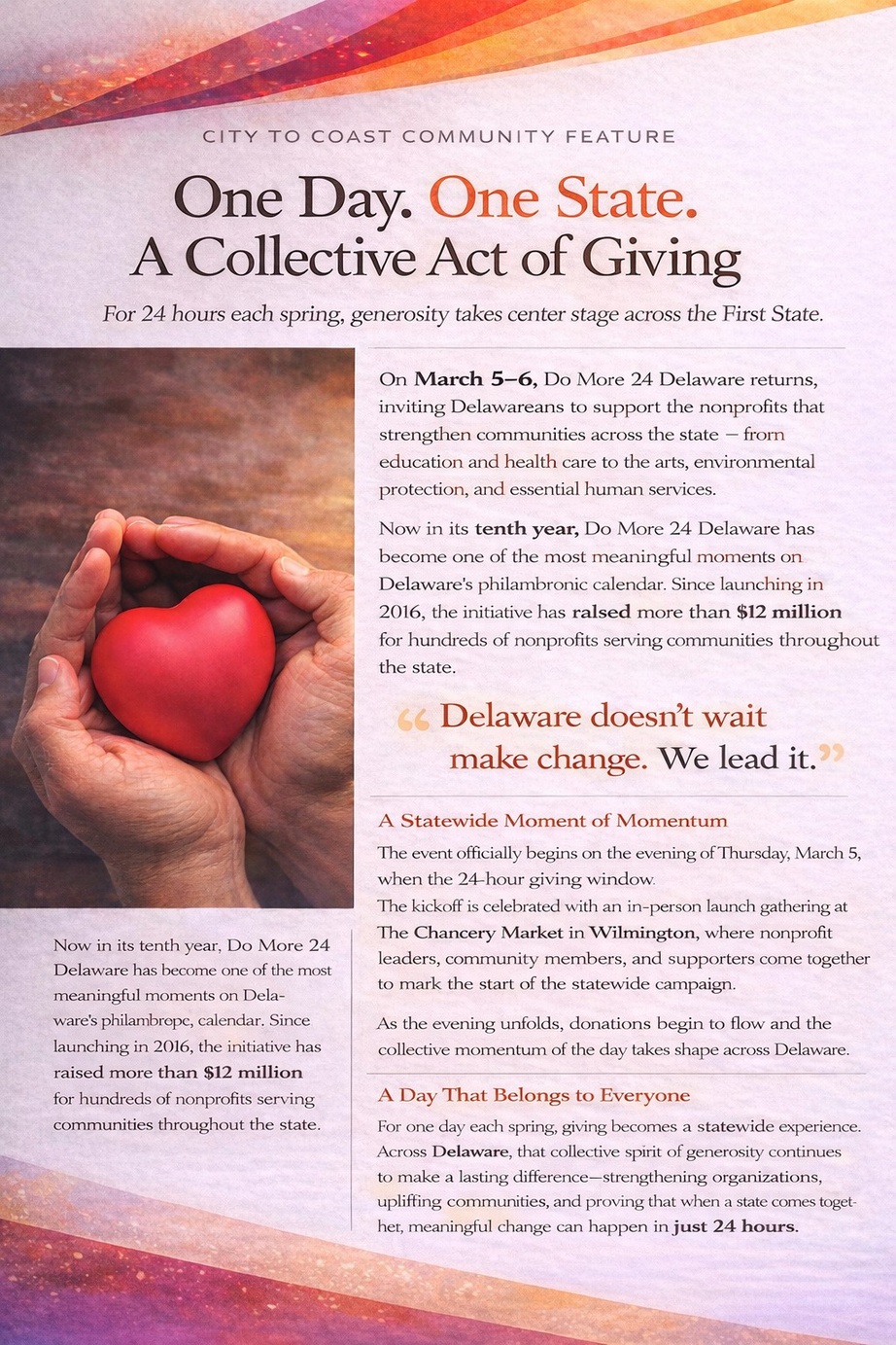 Do More 24 Delaware community page
