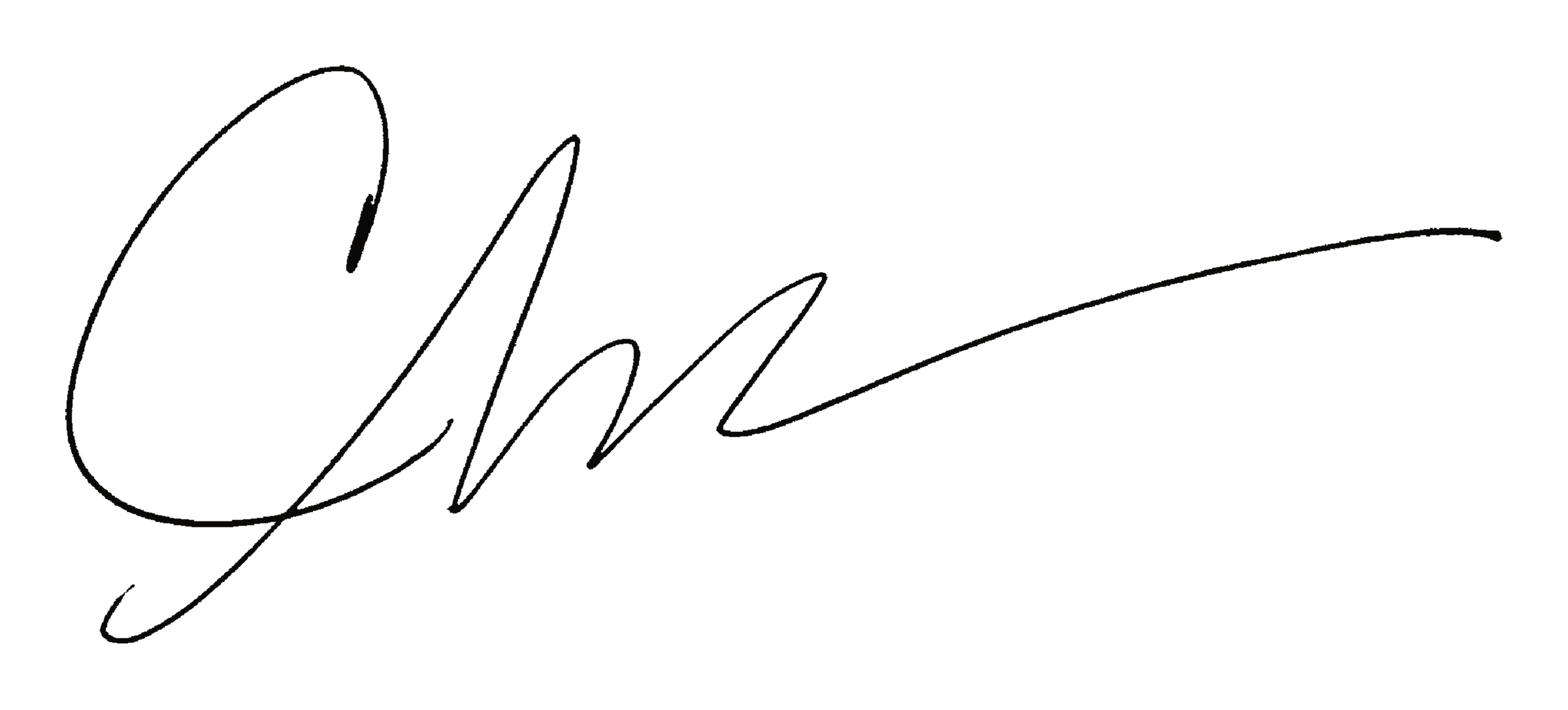 Signature of Christian Shane Dougherty