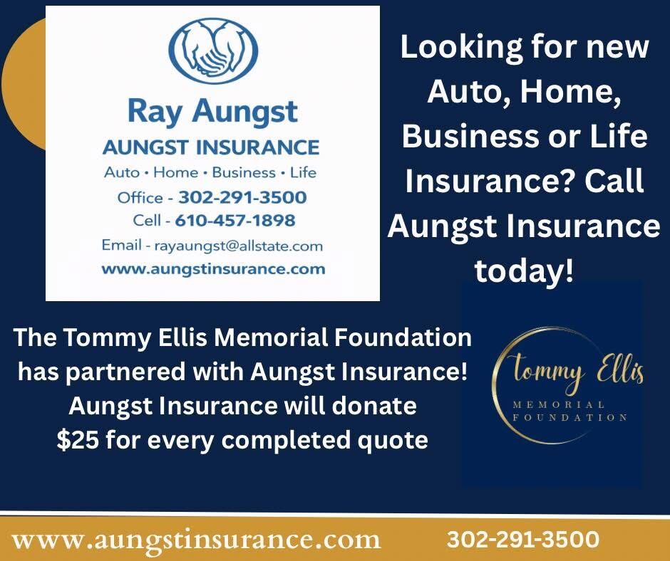 Aungst Insurance × Tommy Ellis Memorial Foundation partnership